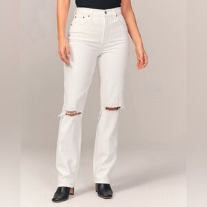 A&F Curve Love 90s Straight Jeans